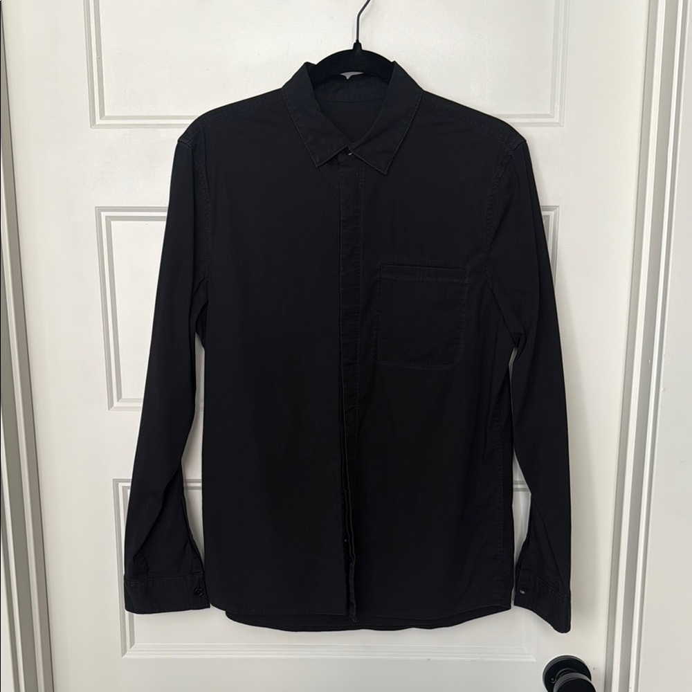 lululemon athletica Jet Black Men's Dress Shirt